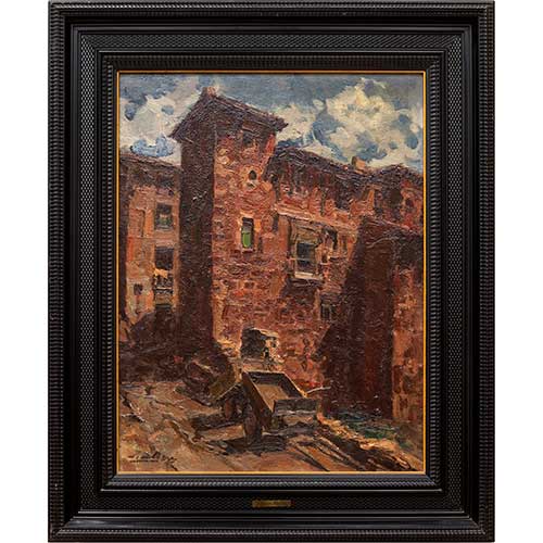 Sub.:36 - Lote: 79 - AGUSTN ALEGRE MONFERRER (Santa Eulalia del Campo, Teruel, 1936) Rincn de Medina