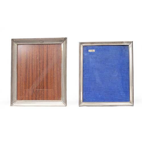 Sub.:36 - Lote: 134 -  Pareja de marcos portafotos en plata