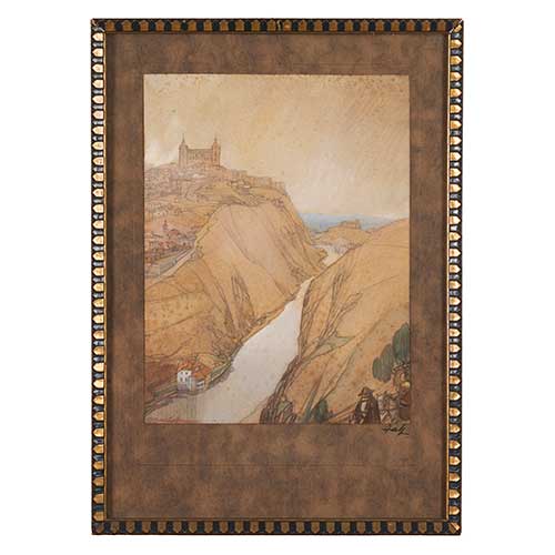 Sub.:36 - Lote: 95 - ISIDORO GUINEA ZUAZAGA (1893 - 1947) Vista de Toledo