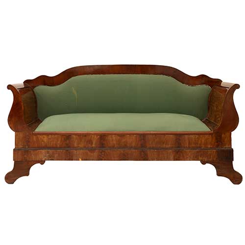 Sub.:36 - Lote: 302 -  Sof� fernandino en caoba