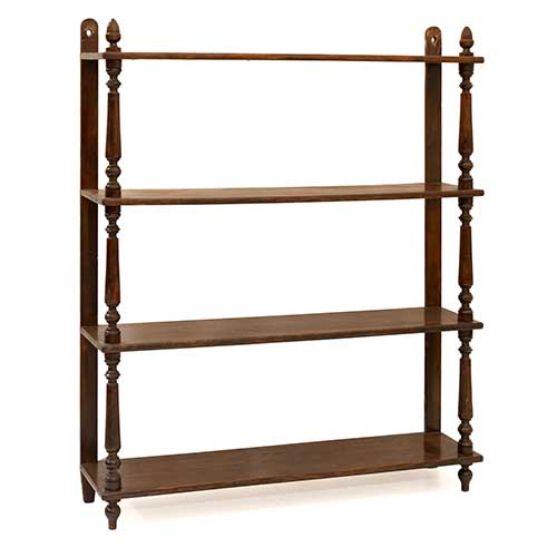 Sub.:36 - Lote: 228 -  Estante de colgar en madera de pino torneado