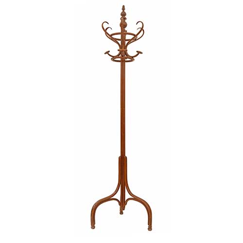 Sub.:36 - Lote: 260 -  Perchero en madera remate torneado