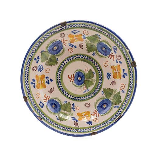 Sub.:36 - Lote: 147 -  Plato en cer�mica de Manises S.XIX