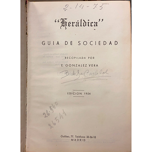 Sub.:37 - Lote: 2034 -  Sociedad. GONZALEZ VERDA, E., 
