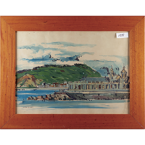 Sub.:37 - Lote: 120 -  Vista de San Sebasti�n