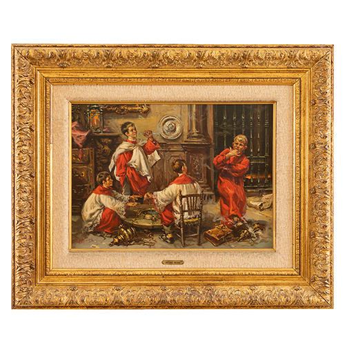 Sub.:37 - Lote: 141 - ANTONIO MEDINA (Madrid, 1944) Monaguillos