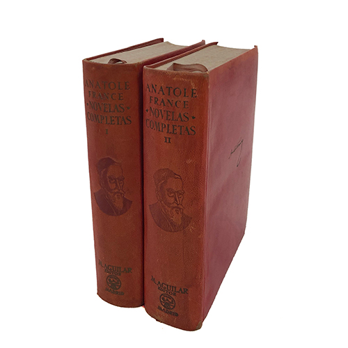 Sub.:37 - Lote: 2032 -  ANATOLE FRANCE. Novelas completas