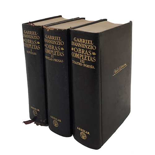 Sub.:37 - Lote: 2018 -  GABRIEL D�ANNUNZIO. Obras completas