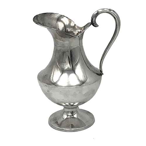 Sub.:37 - Lote: 1264 -  Jarra en plata peso 220 gr