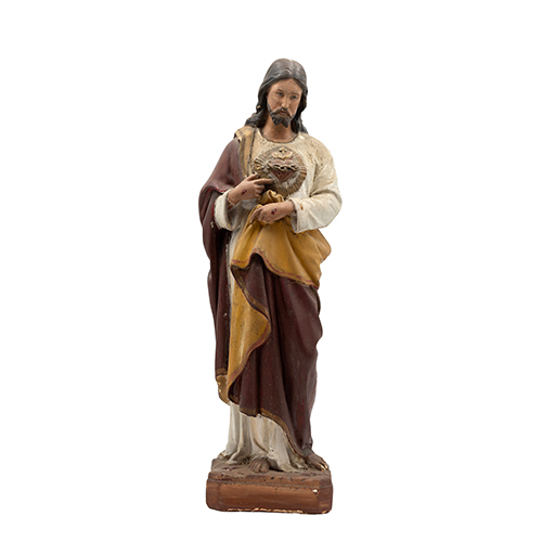 Sub.:37 - Lote: 295 -  Sagrado corazon tunica marron