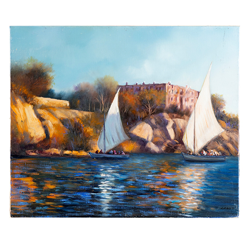 Sub.:37 - Lote: 68 - LUIS CALVO DEZ (Zaragoza, 1935-2021) Barcas