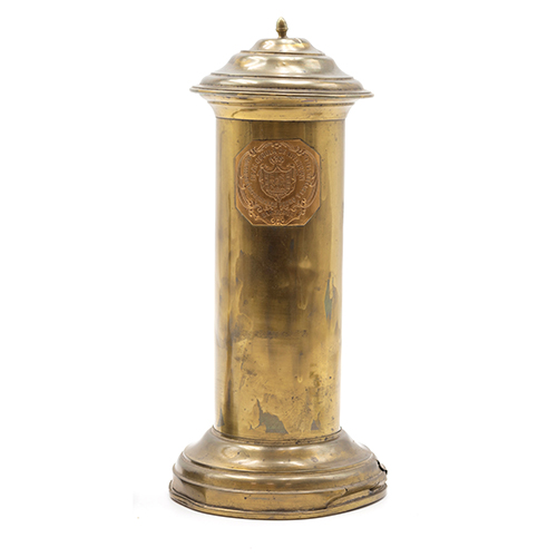 Sub.:37 - Lote: 324 -  Porta documentos en l�ton Agustin Forga en Barcelona