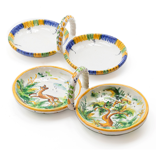 Sub.:37 - Lote: 312 -  Lote de dos almendreros en cer�mica