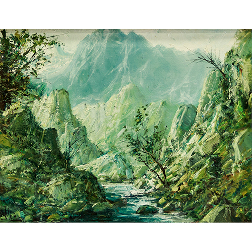 Sub.:37 - Lote: 36 - ESCUELA ESPAOLA, S. XX Paisaje