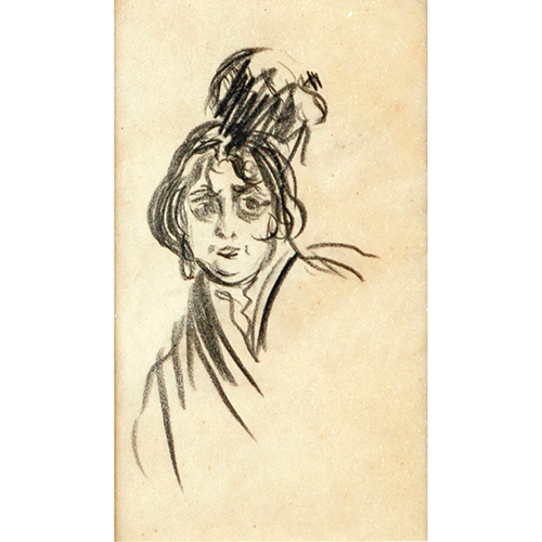 Sub.:38 - Lote: 33 - JOSEP TATARET BALASCH (1888 - ?) Gitana (1930) y Hombre con sombrero (1932)