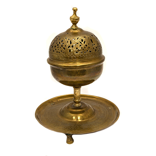 Sub.:38 - Lote: 1338 -  Gran sahumador en bronce marroqu�