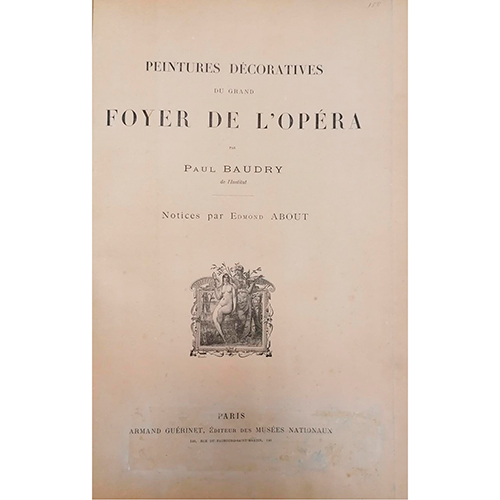 Sub.:38 - Lote: 2049 -  Peintures D�coratives du Grand Foyer de l�Op�ra par Paul Baudry de l�Institut