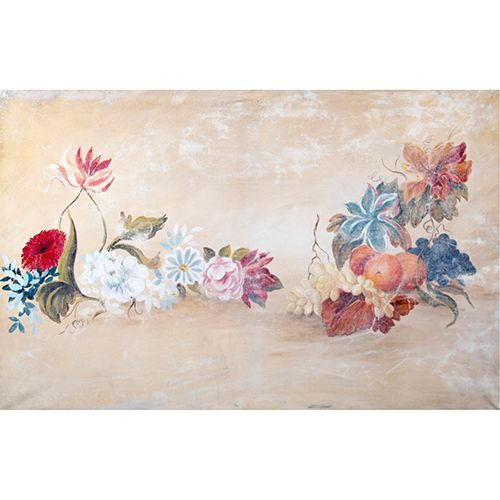 Sub.:38 - Lote: 70 -  Bodeg�n con flores y frutas