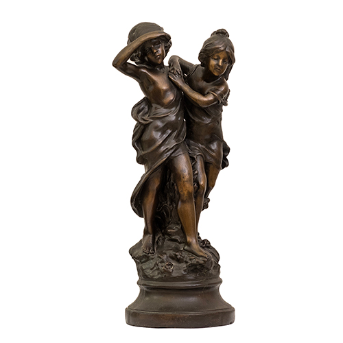 Sub.:38 - Lote: 311 - DESPU�S DE AUGUSTE MOREAU (Dijon, 1834 - Malesherbes, 1917) El camino perdido