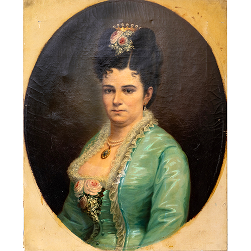 Sub.:38 - Lote: 63 -  Retrato de dama