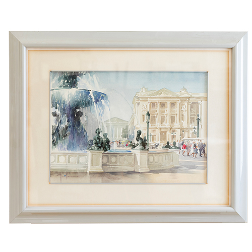 Sub.:38 - Lote: 142 - GUILLERMO PEREZ BAYLO (Zaragoza, 1911- Tarragona, 2000) Plaza de la Concordia Paris.