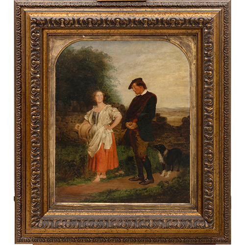 Sub.:38 - Lote: 59 - ESCUELA INGLESA S. XIX Cortejo