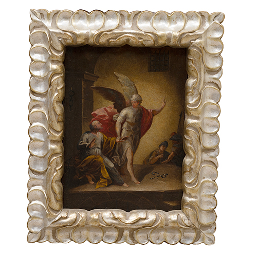 Sub.:38 - Lote: 161 - ESCUELA ESPA�OLA, S. XVIII Liberaci�n de San Pedro