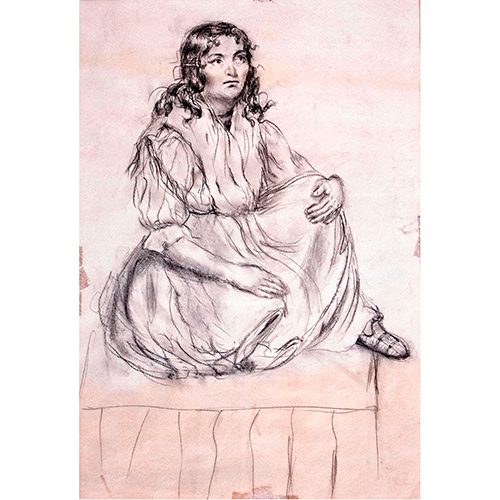 Sub.:38 - Lote: 125 - ESCUELA ESPA�OLA, CA. 1900 Gitana