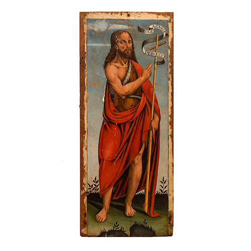 Sub.:38 - Lote: 129 - ESCUELA ESPA�OLA S. XVI San Juan Bautista