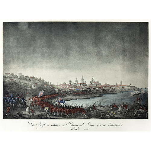 Sub.:38 - Lote: 121 -  Los ingleses atacan a Buenos-Ayres, 1807