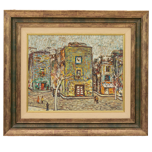 Sub.:38 - Lote: 147 - JOS� ROBERTO TORRENT (Menorca Ciudadela 1904- 1990) Caf� Paris en Ciudadela