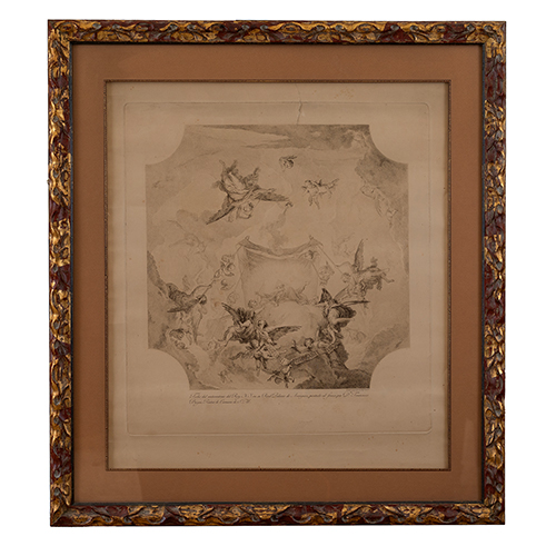 Sub.:38 - Lote: 119 -  Techo del anteoratorio del rey