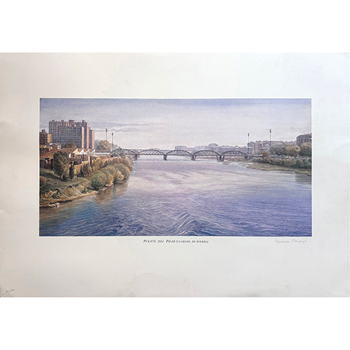 Sub.:38 - Lote: 157 - IGNACIO MAYAYO (1953) Puentes