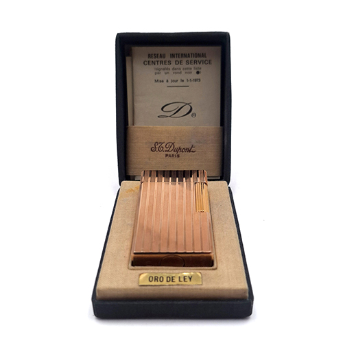 Sub.:38 - Lote: 1268 -  Encendedor a gas Dupont sin uso con caja original.