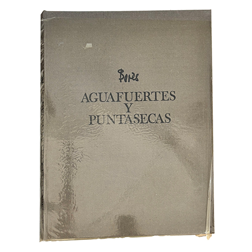 Sub.:38 - Lote: 2010 -  HIERRO, Jos� / BORES.- Bores. Aguafuertes y puntasecas. Colecci�n de diez