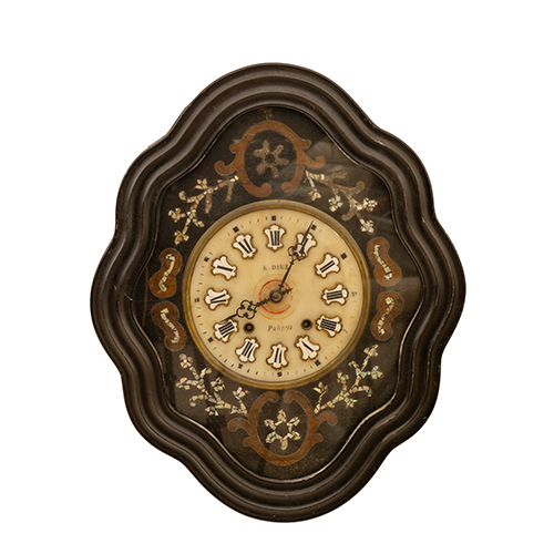 Sub.:38 - Lote: 1293 -  Reloj Ojo de buey con esfera en alabastro n�meros romanos es cartuchos de esmalte