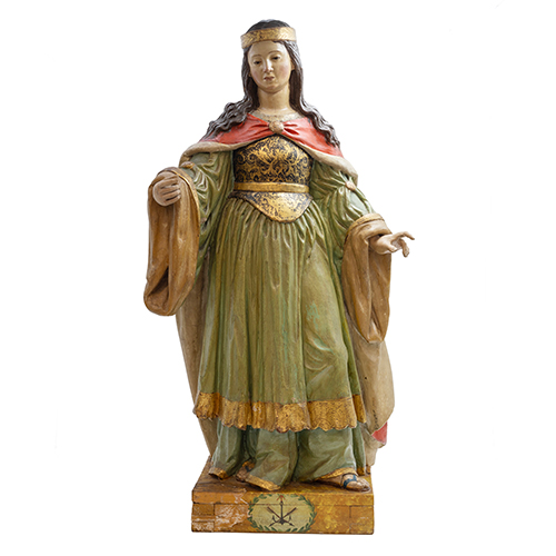 Sub.:38 - Lote: 1436 - ESCUELA ESPAOLA S. XVIII Santa Filomena