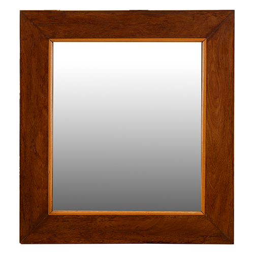 Sub.:38 - Lote: 195 -  Espejo en madera de caoba con filo de limoncillo S. XIX