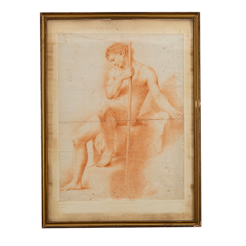 Sub.:38 - Lote: 162 -  Desnudo masculino