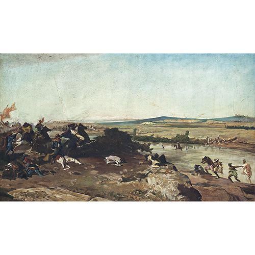 Sub.:38 - Lote: 89 -  Escenas de batalla del Norte de �frica