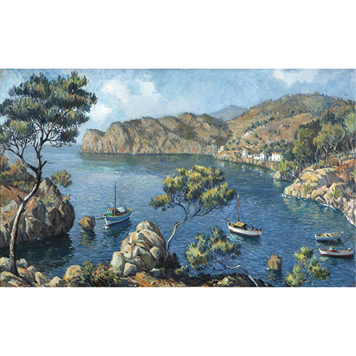 Sub.:38 - Lote: 83 - MANUEL GIMENO GRANELL (Valencia, 1933) Calas mediterr�neas