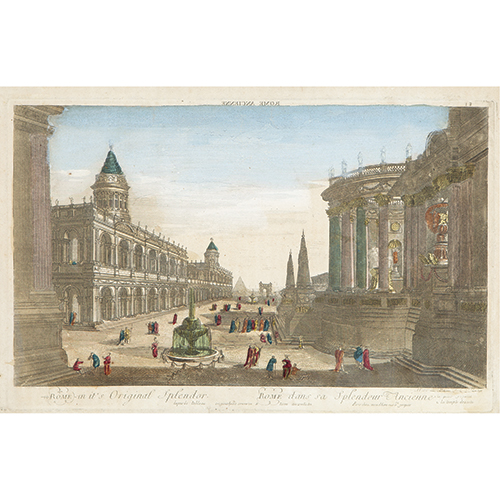Sub.:38 - Lote: 41 - ESCUELA FRANCESA, S. XVIII Rome Ancienne