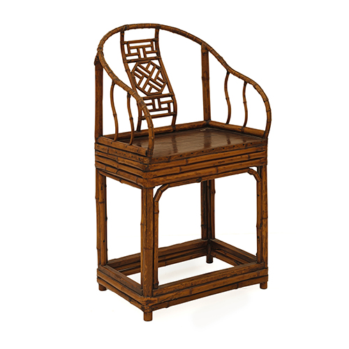 Sub.:38 - Lote: 1490 -  Sill�n chino de bamb�