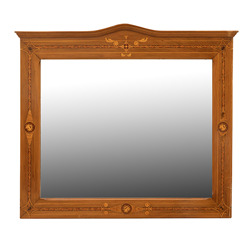 Sub.:38 - Lote: 1524 -  Espejo modernista en marqueter�a