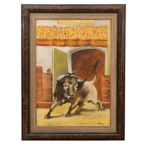 Sub.:38 - Lote: 168 - ESCUELA ESPA�OLA S. XX Toro