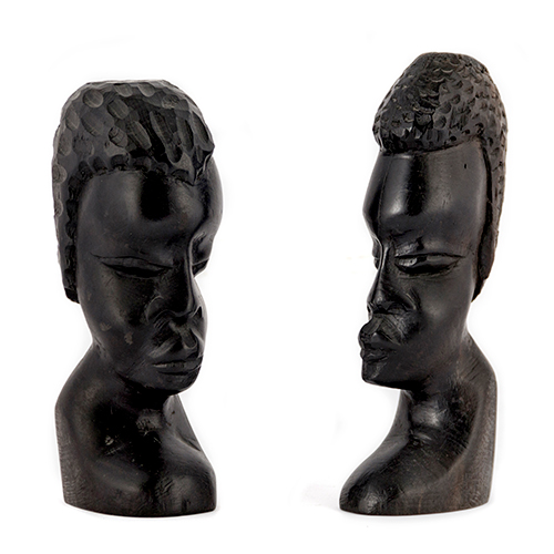 Sub.:38 - Lote: 1324 -  Bustos africanos