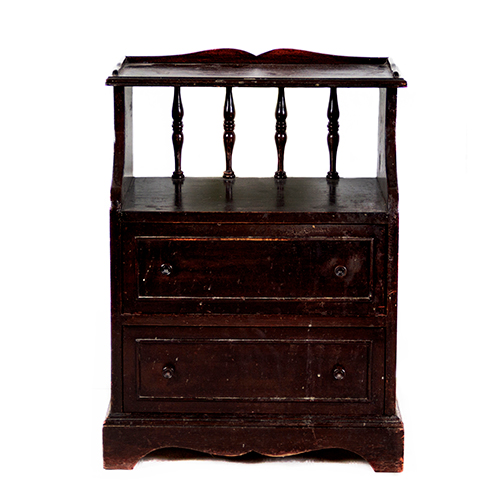 Sub.:38 - Lote: 1514 -  Pareja de mesillas con dos cajones.