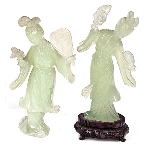 Sub.:38 - Lote: 282 -  Damas con flor