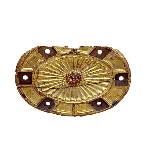 Sub.:38 - Lote: 222 -  Plaf�n de sagrario en madera tallada y dorada, s. XVI.