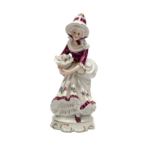 Sub.:38 - Lote: 1358 -  Mujer con canasto de flores